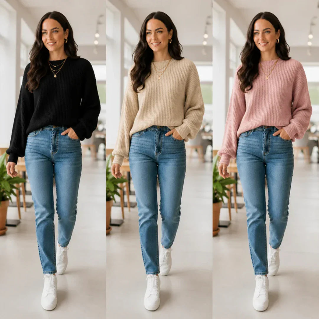 (KIT COM 3) Suéter Tricot Feminino | PROMOÇÃO OUTONO