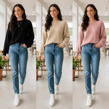 (KIT COM 3) Suéter Tricot Feminino | PROMOÇÃO OUTONO