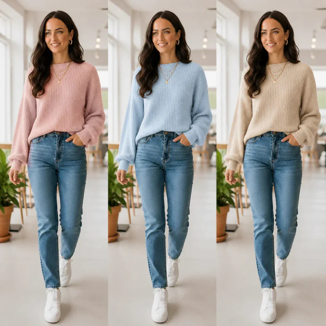 (KIT COM 3) Suéter Tricot Feminino | PROMOÇÃO OUTONO