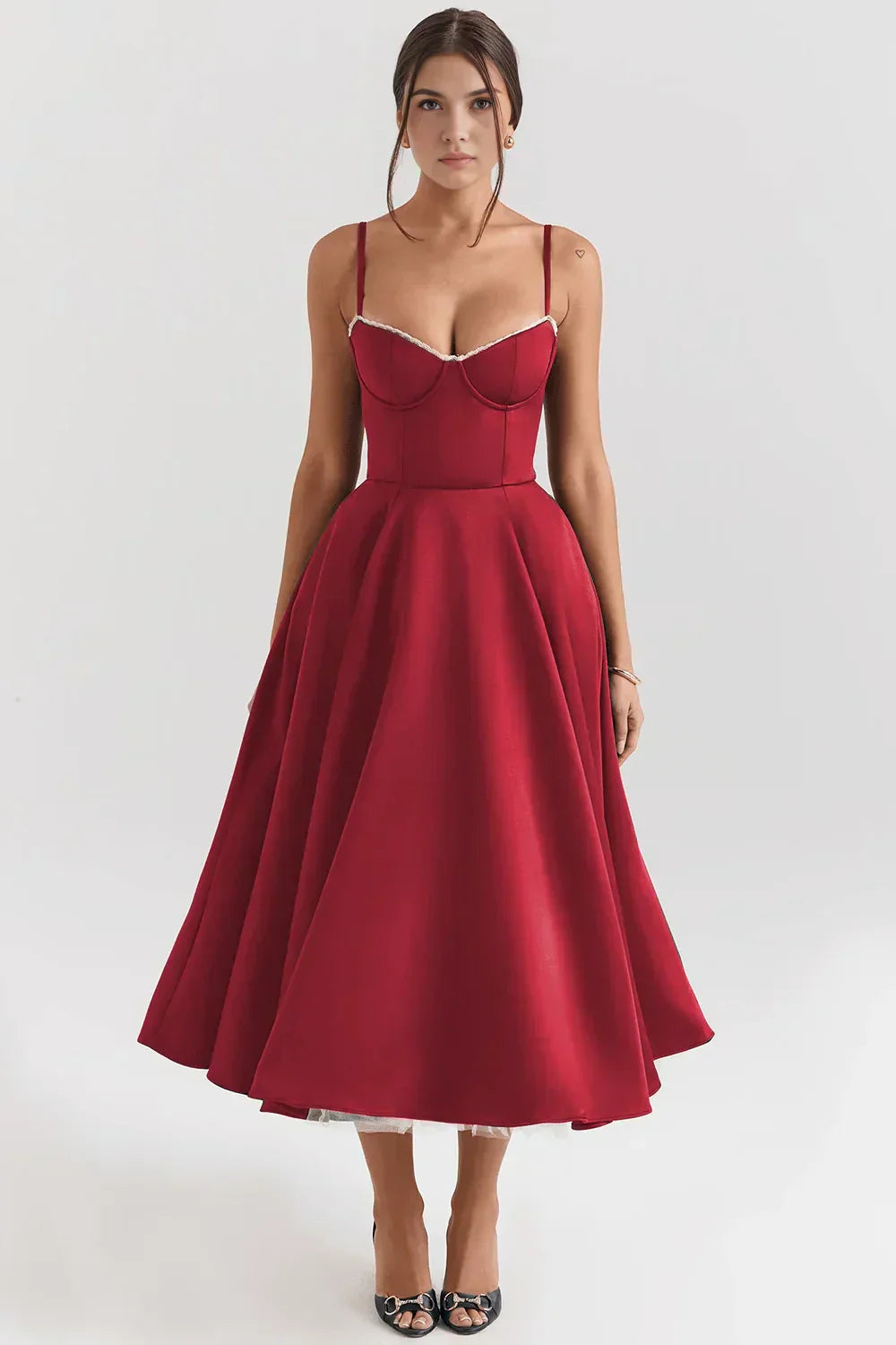 Vestido Midi Cloe - Camada Dupla