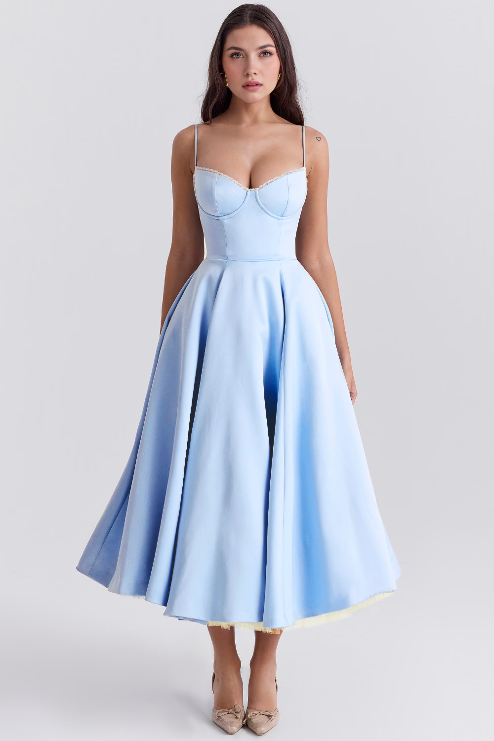 Vestido Midi Cloe - Camada Dupla