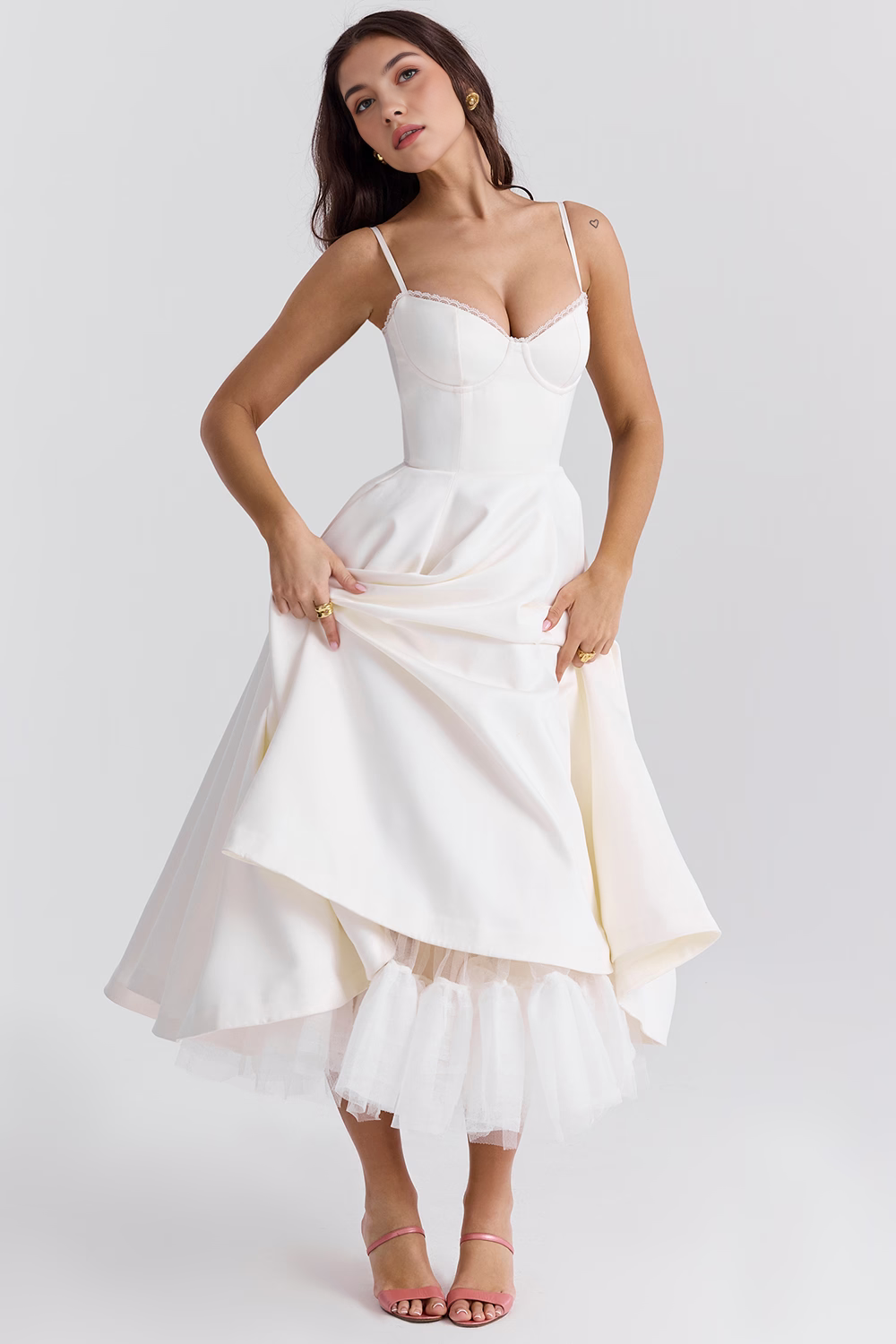 Vestido Modelador de Camada Dupla Cloe