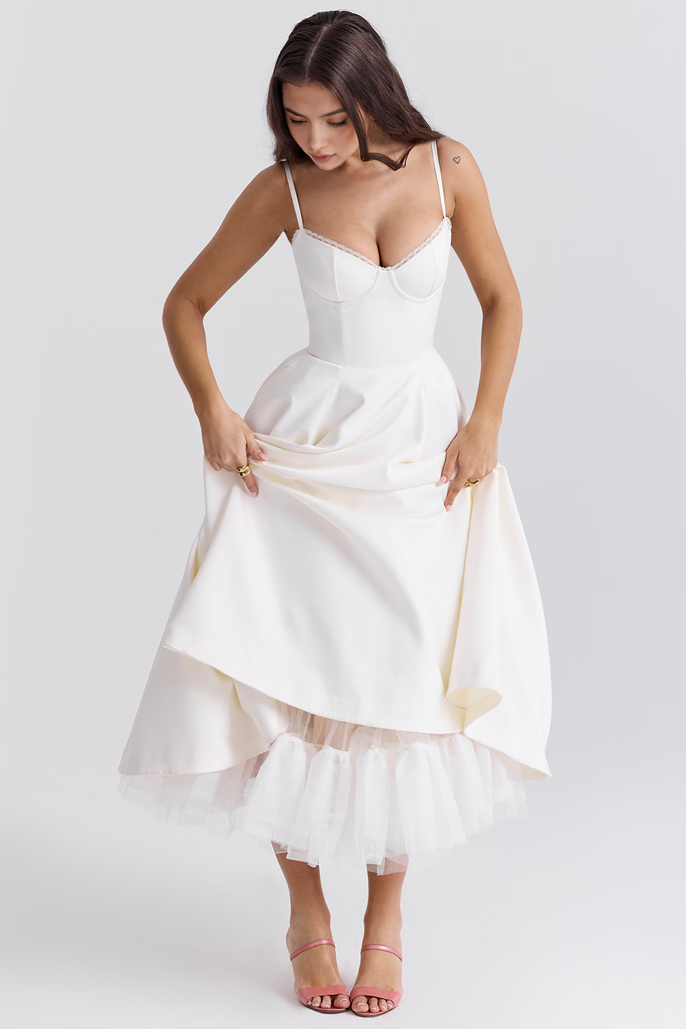 Vestido Midi Cloe - Camada Dupla
