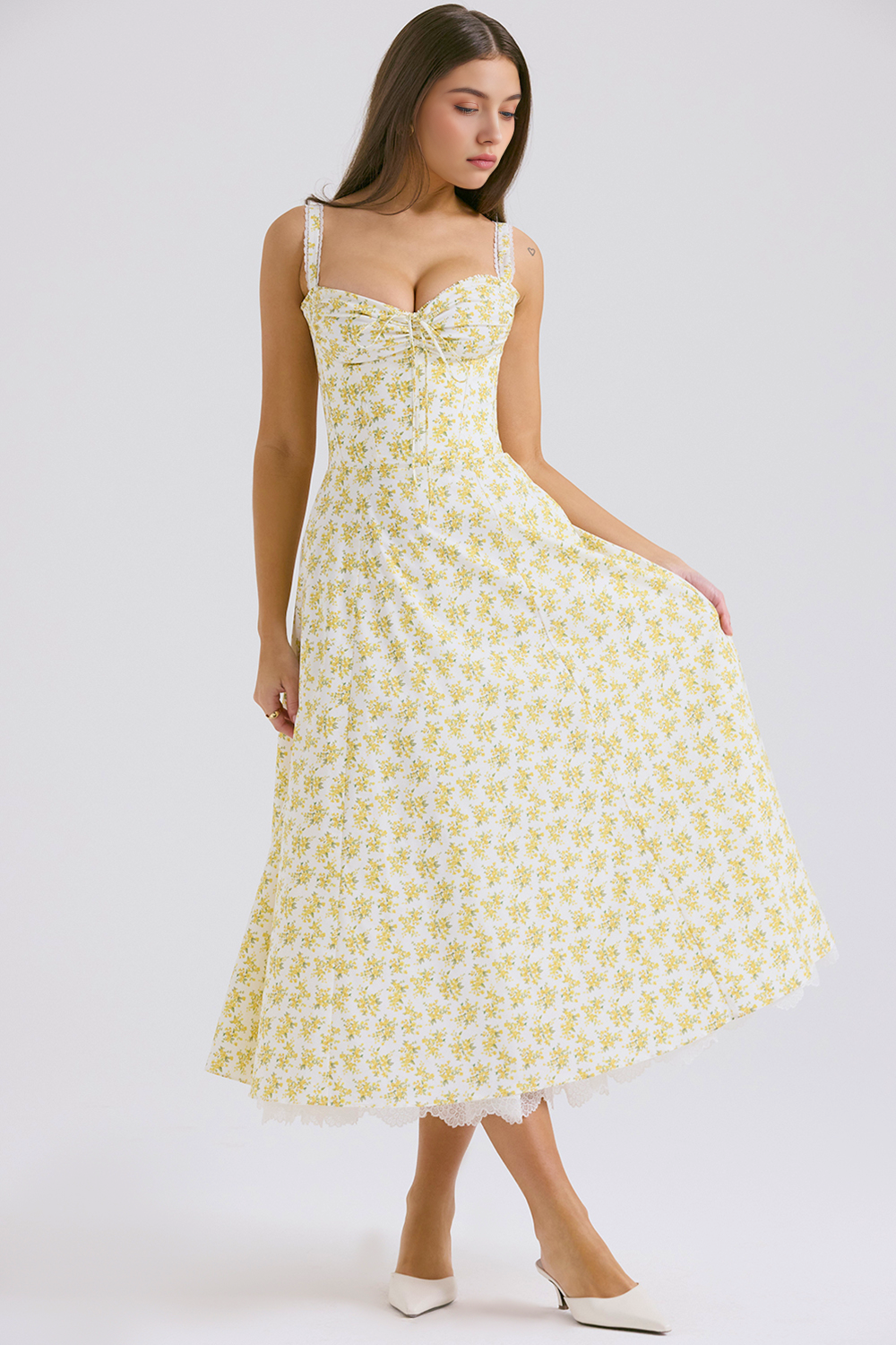 Vestido Bustier de Renda Valentina