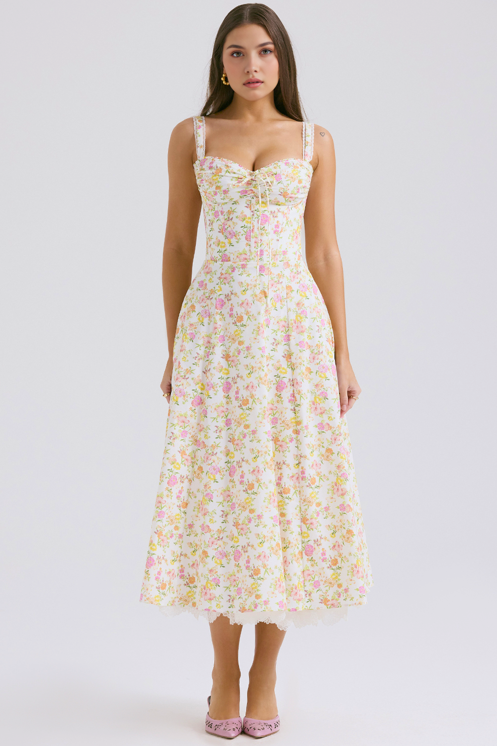 Vestido Bustier de Renda Valentina