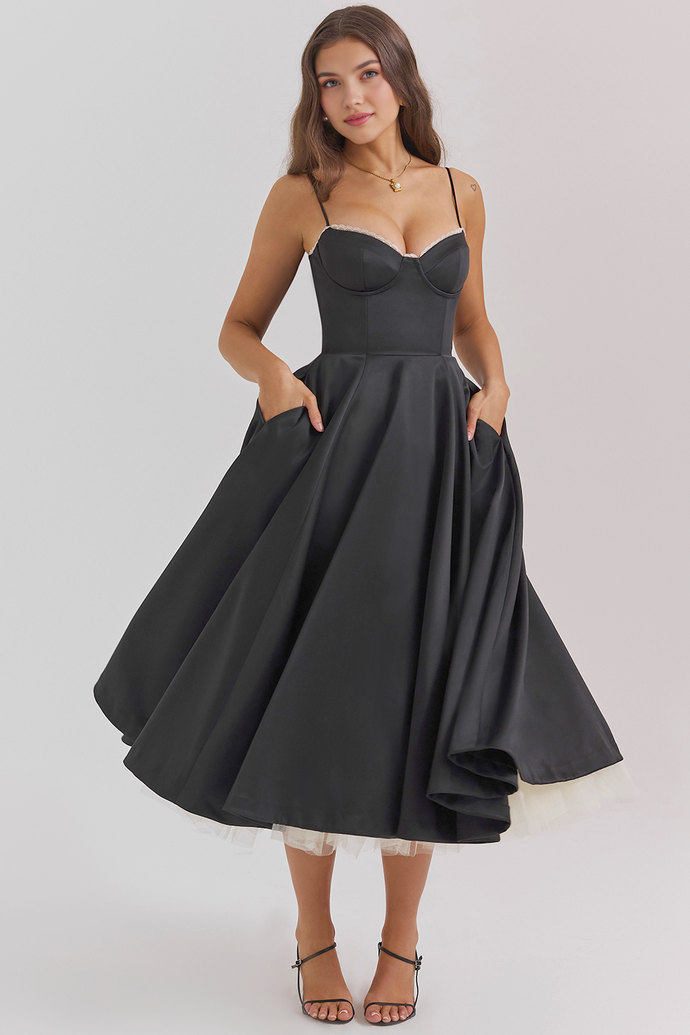 Vestido Modelador de Camada Dupla Cloe
