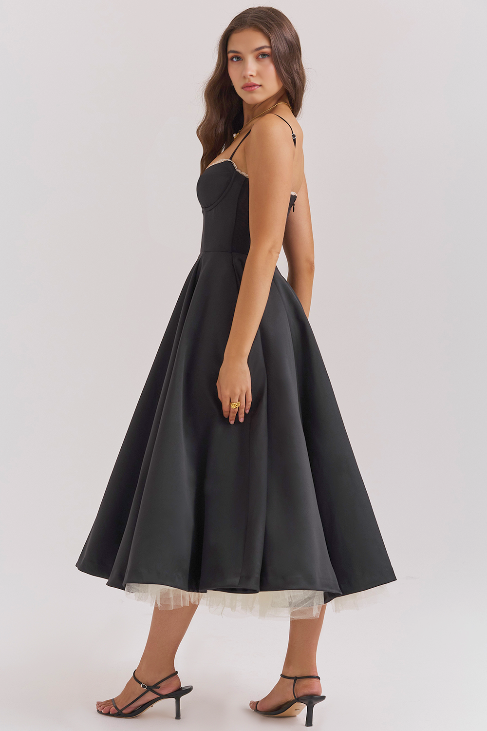Vestido Midi Cloe - Camada Dupla