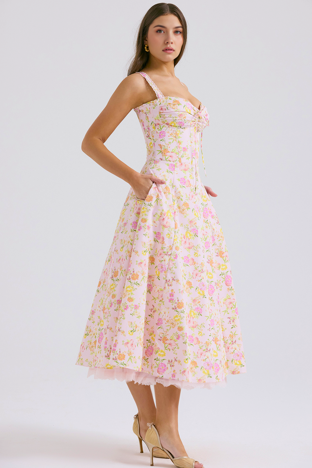 Vestido Bustier de Renda Valentina