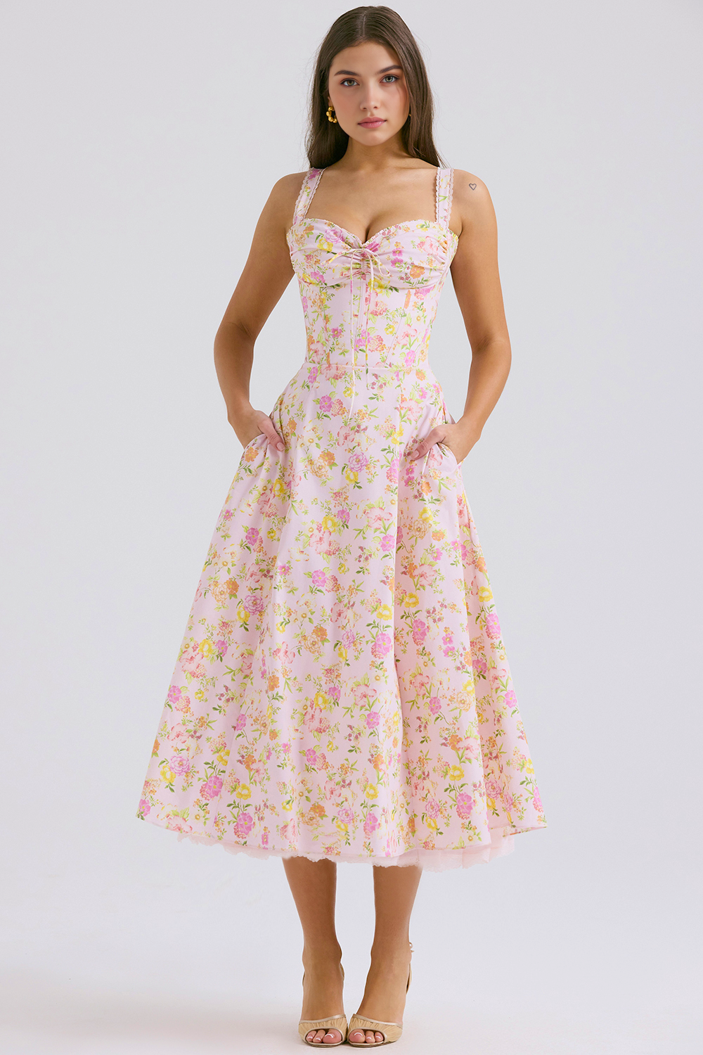 Vestido Bustier de Renda Valentina