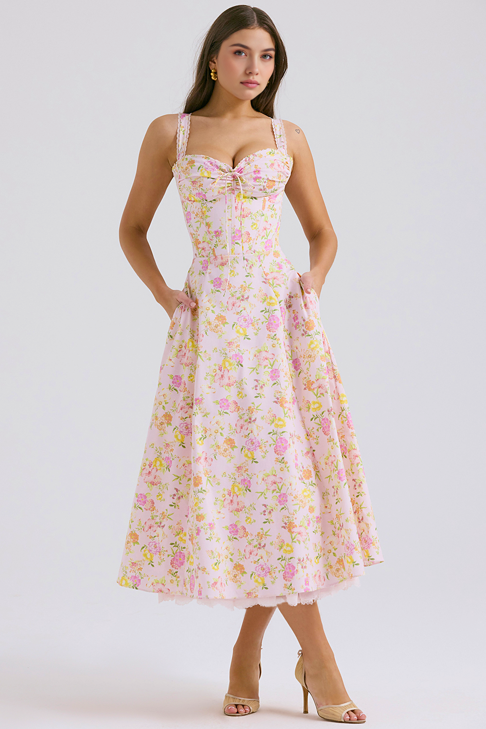 Vestido Bustier de Renda Valentina