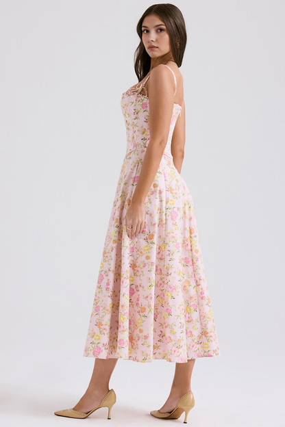 Vestido Midi Louise com Corset Removível