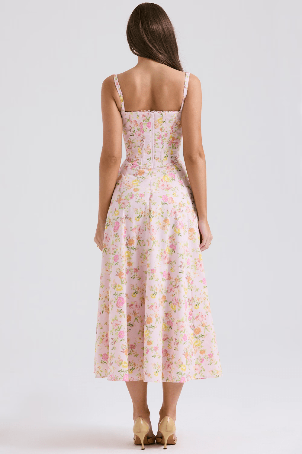 Vestido Midi Louise com Corset Removível