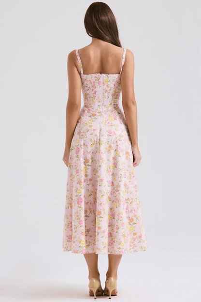 Vestido Midi Louise com Corset Removível