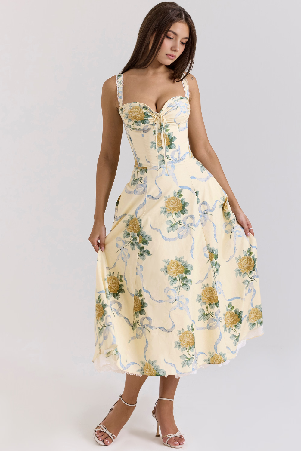 Vestido Bustier de Renda Valentina