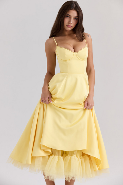 Vestido Midi Cloe - Camada Dupla