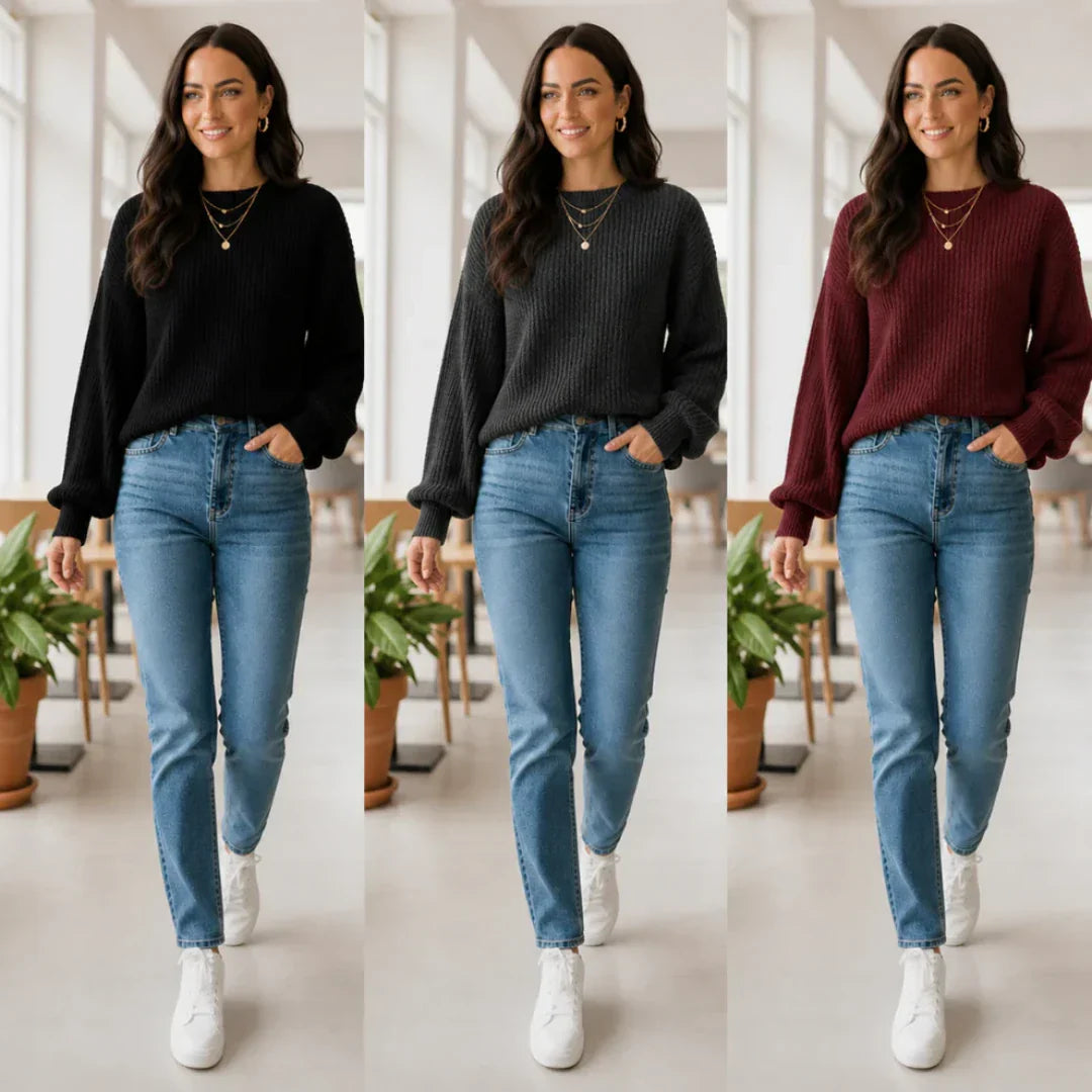 (KIT COM 3) Suéter Tricot Feminino | PROMOÇÃO OUTONO