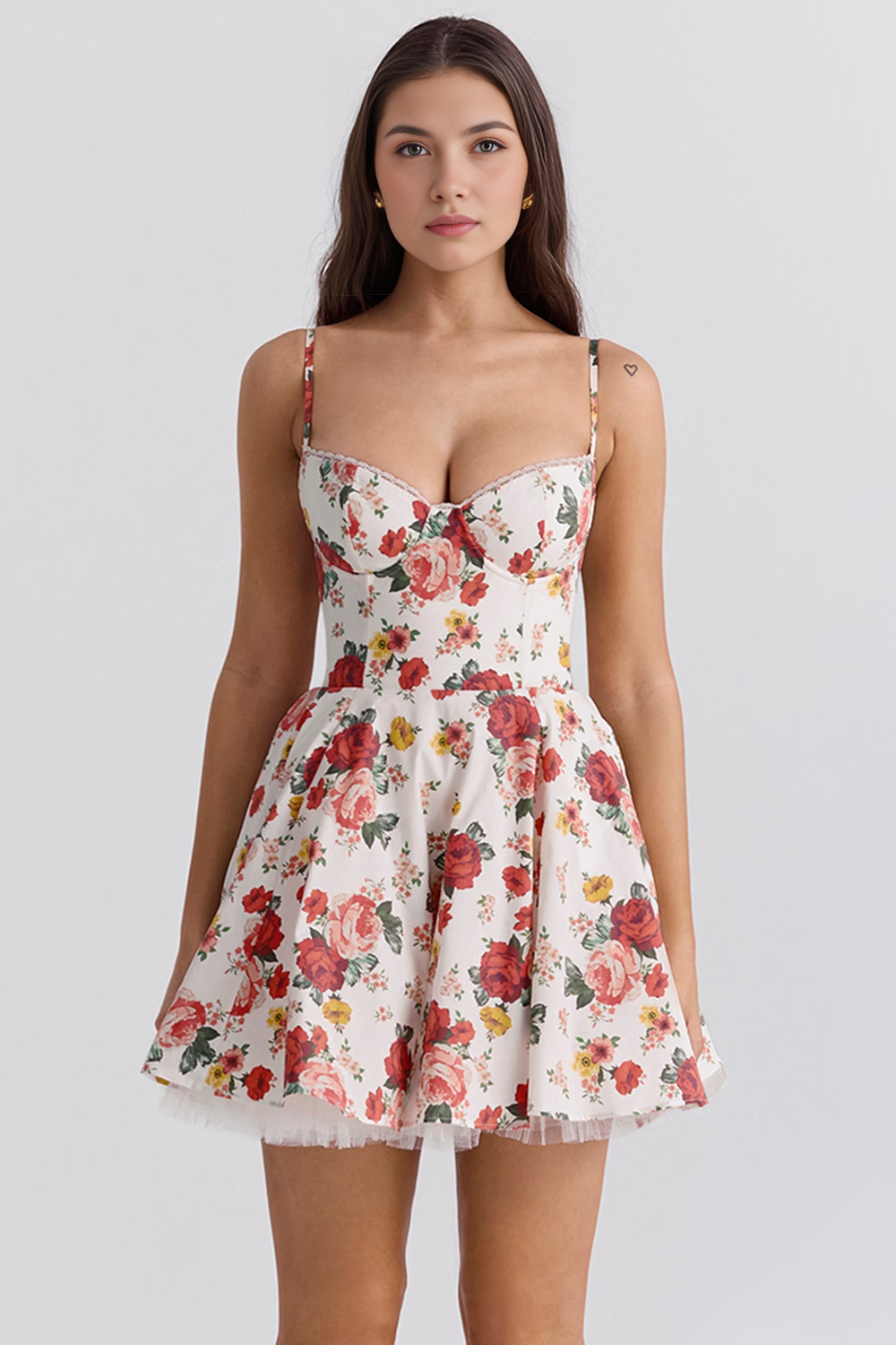 Vestido Curto Cloe - Camada Dupla