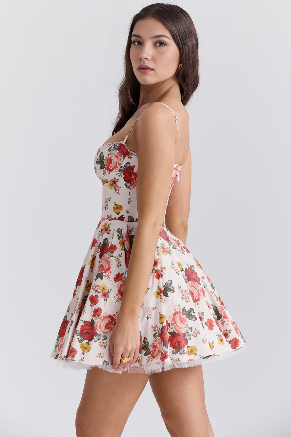 Vestido Curto de Camada Dupla Cloe