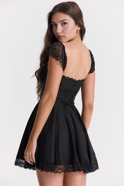 Vestido Bustier de Renda Jasmin