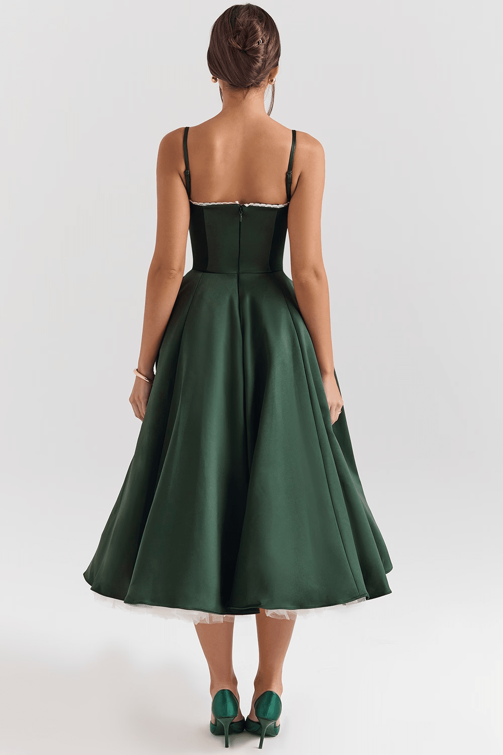 Vestido Midi Cloe de Camada Dupla