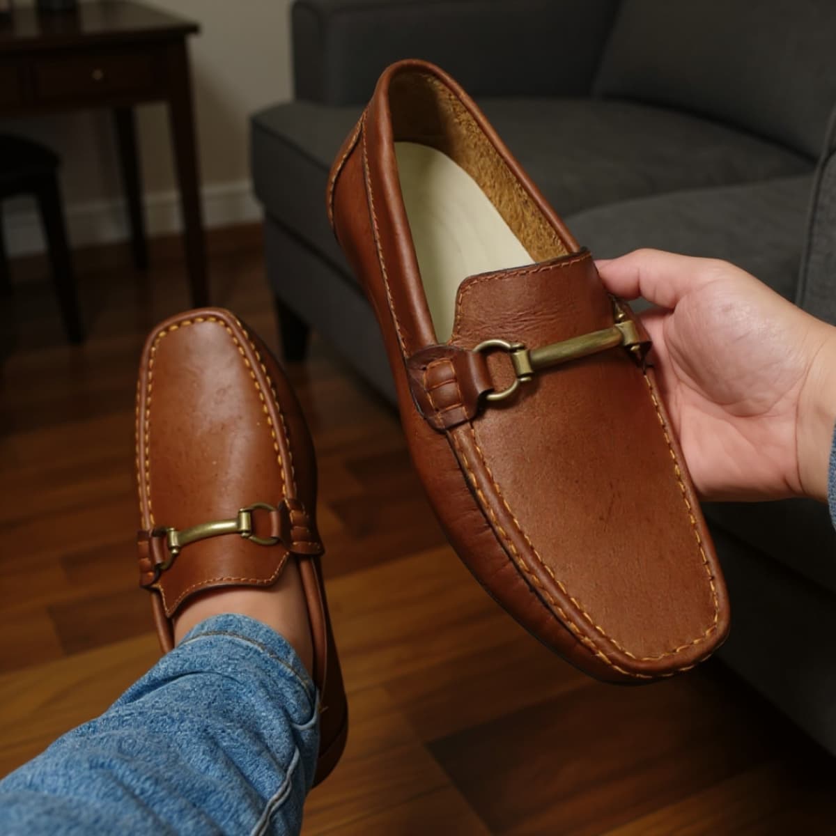 Mocasín Italiano - Cuero genuino - Martino Brand